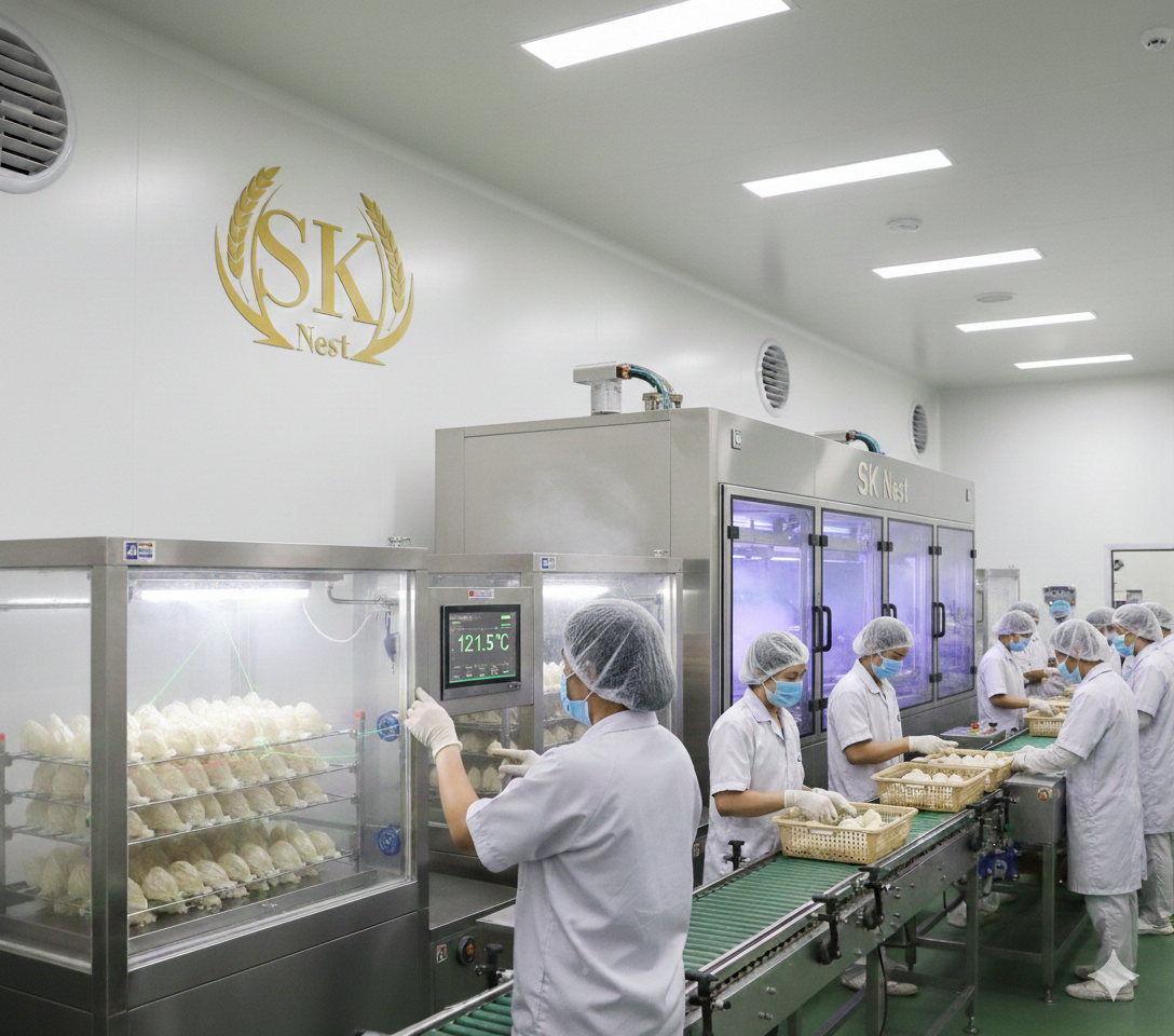 yến sào, tổ yến, cách chưng yến, yến sào bao nhiêu tiền, yến sào cho trẻ em, dinh dưỡng tổ yến, giá trị dinh dưỡng yến sào, dinh dưỡng tổ yến sau chế biến, protein tổ yến, yến sào cho người già, cấu trúc protein tổ yến, xử lý nhiệt tổ yến, nhiệt độ chưng yến, tiệt trùng tổ yến