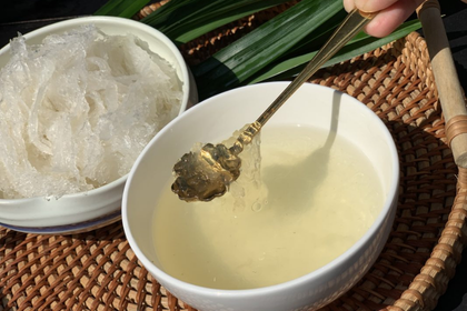 Hình ảnh yến tươi tự chưng