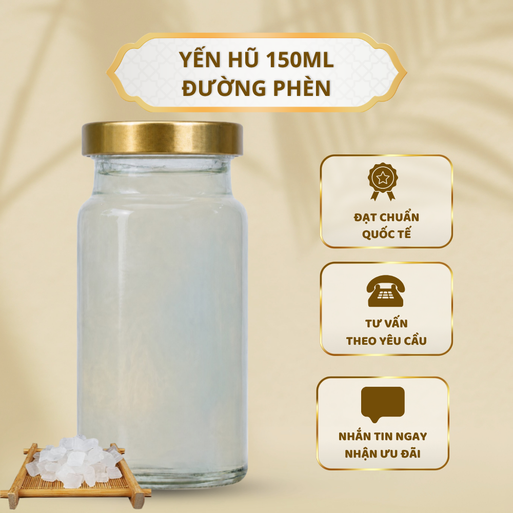 Yến Hũ 150ml - Đường Phèn