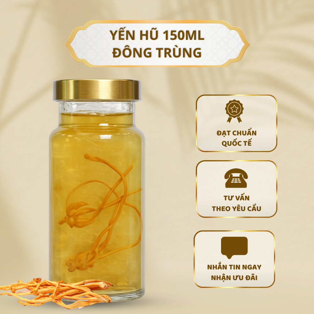 Yến Hũ 150ml - Đông Trùng