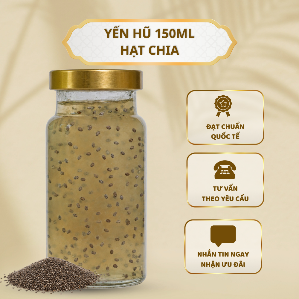 Yến Hũ 150ml -  Hạt Chia