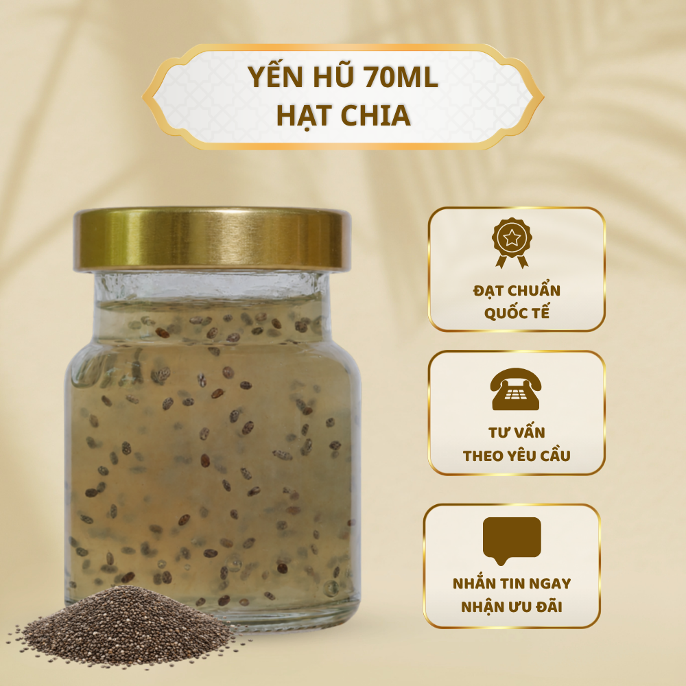 Yến Hũ 70ml - Hạt Chia