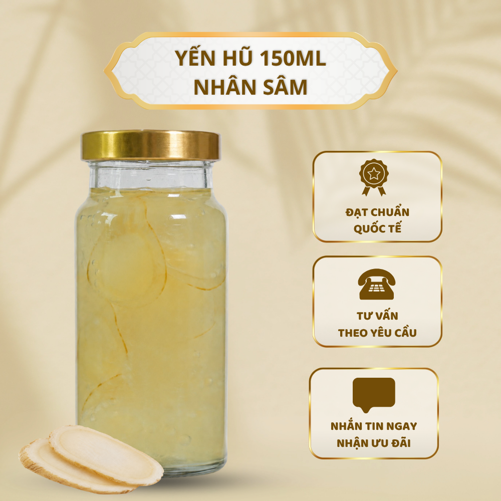 Yến Hũ 150ml - Nhân Sâm 