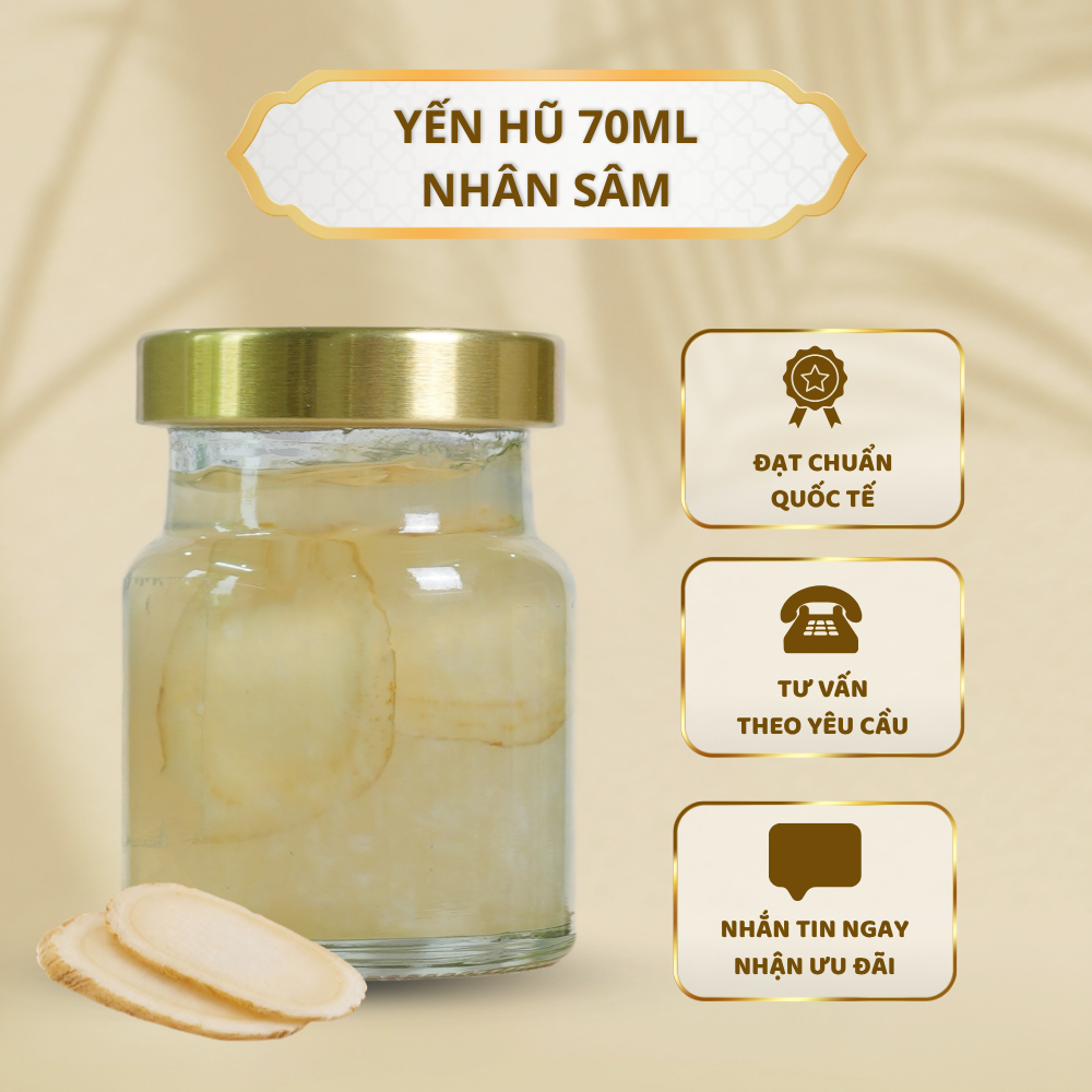 Yến Hũ 70ml - Nhân Sâm